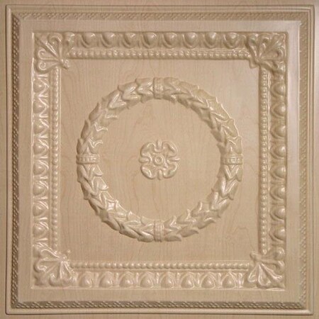 Ceilume Evangeline 2ft x 2ft Sandal Wood Ceiling Tile V3-EVANG-22SWD